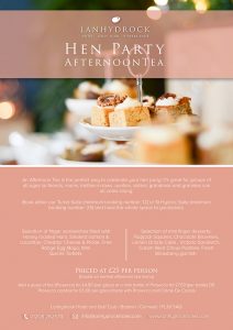 Hen Party Afternoon Tea Offer Poster Image