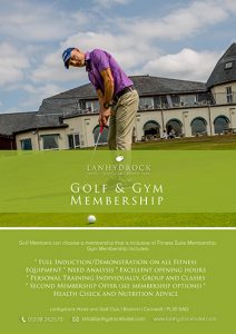 Golf & Gym Membership Poster